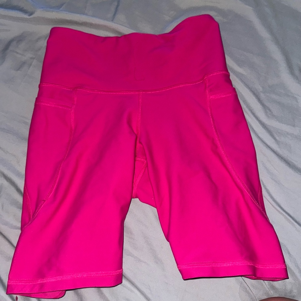 Hot Pink Biker Shorts